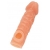 Телесная закрытая насадка с шершавой головкой Cock Sleeve Size L - 17,6 см. - KOKOS - во Владивостоке купить с доставкой