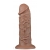Коричневый фаллоимитатор Cubby dildo - 26,6 см. - Lovetoy во Владивостоке Коричневый фаллоимитатор Cubby dildo - 26,6 см. - Lovetoy