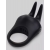 Черное эрекционное виброкольцо Sensation Rechargeable Vibrating Rabbit Love Ring - Fifty Shades of Grey - во Владивостоке купить с доставкой