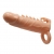 Телесная удлиняющая насадка Penis Sleeve Emmitt - 17 см. - Baile - во Владивостоке купить с доставкой