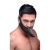 Черный кляп-страпон Masters Mini Face Fuck Strap-On - 14 см. - XR Brands - купить с доставкой во Владивостоке