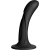 Черная изогнутая насадка Vac-U-Lock G-Spot - 16,5 см. - Doc Johnson - купить с доставкой во Владивостоке