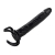 Чёрная насадка-фаллос для двойного проникновения INFLATABLE DILDO SLIM DONG  - 13,5 см. - Toyz4lovers - во Владивостоке купить с доставкой