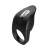 Черное эрекционное виброкольцо Vibro Lust Ring - MALESATION - во Владивостоке купить с доставкой