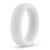 Белое люминесцентное эрекционное кольцо Silicone Glo Cock Ring - Blush Novelties - во Владивостоке купить с доставкой