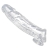 Прозрачная насадка для увеличения члена Realistic Clear Penis Enhancer and Ball Stretcher - 20,3 см. - XR Brands - во Владивостоке купить с доставкой