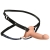 Телесный полый страпон на черных регулируемых ремешках 2’’ Erection Smooth Silicone Penis Sheath - XR Brands - купить с доставкой во Владивостоке