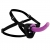 Лиловый поясной страпон Navigator Silicone G-Spot Dildo with Harness - 17,8 см. - XR Brands - купить с доставкой во Владивостоке