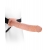 Фаллопротез телесного цвета Hollow Strap-On - 29 см. - Pipedream - купить с доставкой во Владивостоке