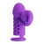 Фиолетовая вибронасадка с клиторальным отростком Harden - Baile - во Владивостоке купить с доставкой