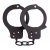 Чёрные наручники из листового металла BONDX METAL CUFFS BLACK - Dream Toys - купить с доставкой во Владивостоке