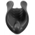 Чёрный мастурбатор Vibrating Silicone Stimulator с вибрацией - Pipedream - во Владивостоке купить с доставкой