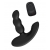 Черный силиконовый стимулятор простаты Levett Nitoc с пультом ДУ - Levett - во Владивостоке купить с доставкой