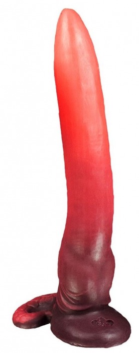 Красный фаллоимитатор  Зорг Лонг  - 42 см. - Erasexa - купить с доставкой во Владивостоке