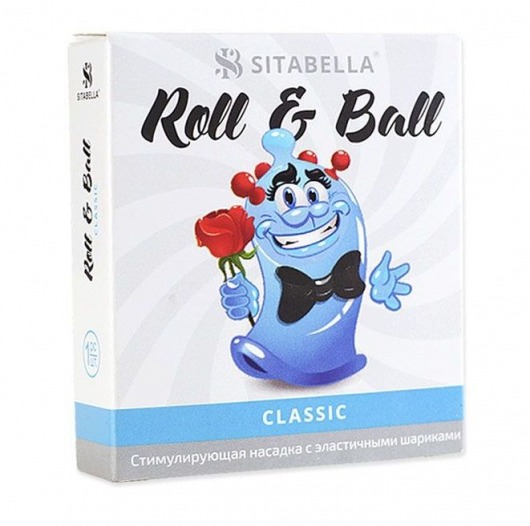 стимулирующий презерватив-насадка Roll   Ball Classic - Sitabella - купить с доставкой во Владивостоке