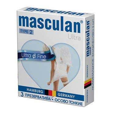 Ультратонкие презервативы Masculan Ultra Fine с обильной смазкой - 3 шт. - Masculan - купить с доставкой во Владивостоке
