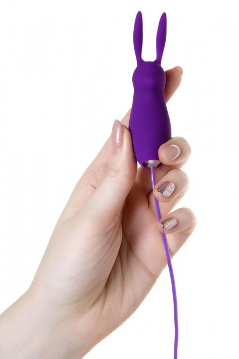 Фиолетовое виброяйцо с пультом управления A-Toys Bunny, работающее от USB - A-toys