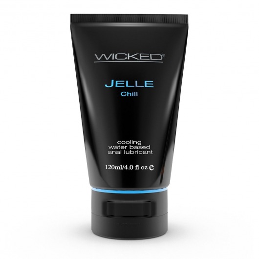 Анальный охлаждающий лубрикант WICKED JELLE CHILL на водной основе - 120 мл. - Wicked - купить с доставкой во Владивостоке