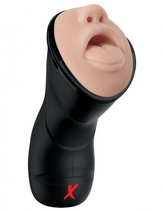 Мастурбатор-ротик Deep Throat Vibrating Stroker - Pipedream - во Владивостоке купить с доставкой