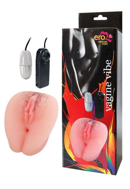 Телесная вибровагина Erowoman-Eroman - Bior toys - во Владивостоке купить с доставкой