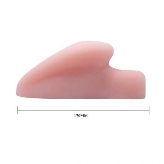 Телесная вибровагина Erowoman-Eroman - Bior toys - во Владивостоке купить с доставкой