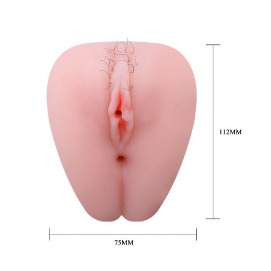Телесная вибровагина Erowoman-Eroman - Bior toys - во Владивостоке купить с доставкой