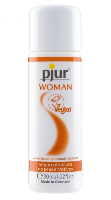Лубрикант pjur WOMAN Vegan на водной основе - 30 мл. - Pjur - купить с доставкой во Владивостоке