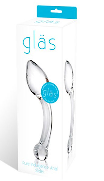 Прозрачная капля для массажа простаты Pure Slider - Glas - во Владивостоке купить с доставкой