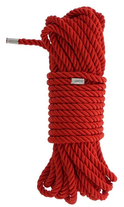 Красная веревка DELUXE BONDAGE ROPE - 10 м. - Dream Toys - купить с доставкой во Владивостоке