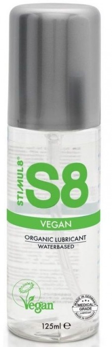 Веганский лубрикант на водной основе S8 Vegan Lube - 125 мл. - Stimul8 - купить с доставкой во Владивостоке
