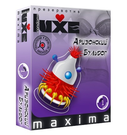 Презерватив LUXE Maxima  Аризонский Бульдог  - 1 шт. - Luxe - купить с доставкой во Владивостоке