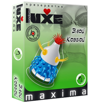 Презерватив LUXE Maxima  Злой Ковбой  - 1 шт. - Luxe - купить с доставкой во Владивостоке