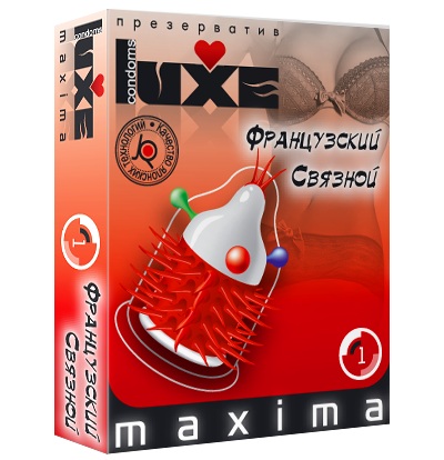 Презерватив LUXE Maxima  Французский связной  - 1 шт. - Luxe - купить с доставкой во Владивостоке