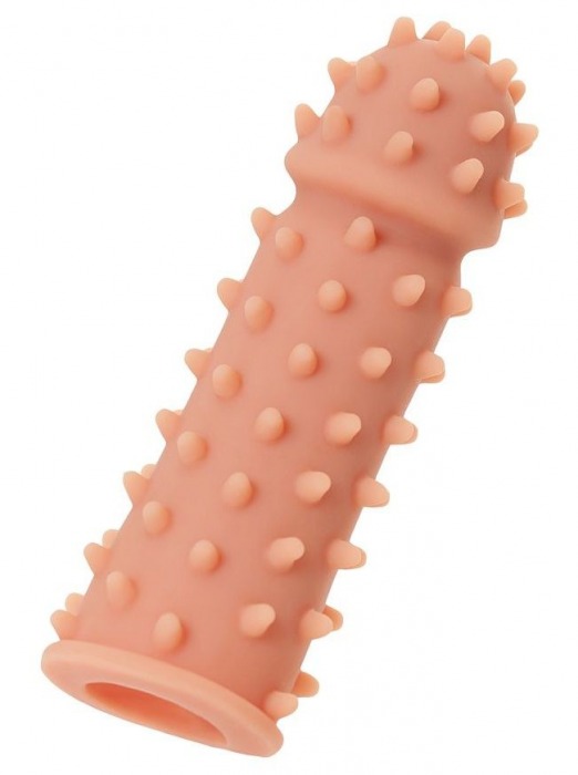 Телесная реалистичная насадка KOKOS Extreme Sleeve 03 с дополнительной стимуляцией - 12,7 см. - KOKOS - во Владивостоке купить с доставкой