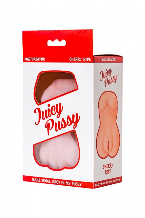 Телесный мастурбатор Juicy Pussy Cherry Ripe - ToyFa - во Владивостоке купить с доставкой