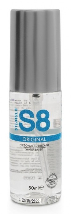 Универсальный лубрикант на водной осноdе S8 Original Lube - 50 мл. - Stimul8 - купить с доставкой во Владивостоке