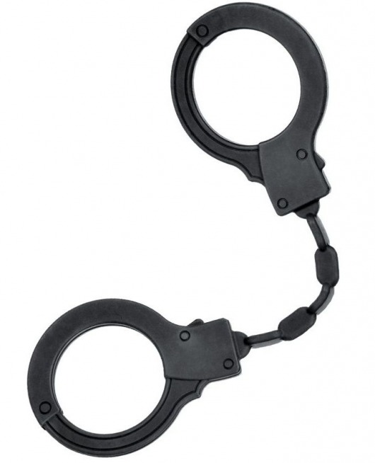 Черные силиконовые наручники A-Toys без ключа - A-toys - купить с доставкой во Владивостоке