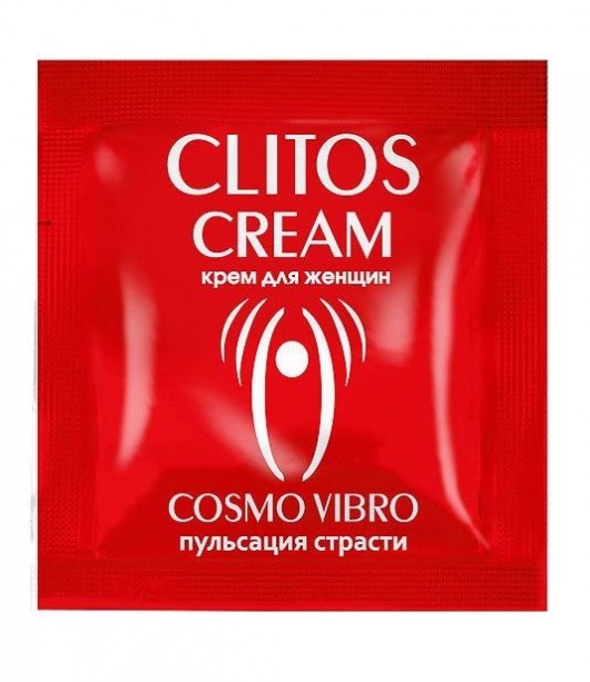 Пробник возбуждающего крема для женщин Clitos Cream - 1,5 гр. - Биоритм - купить с доставкой во Владивостоке