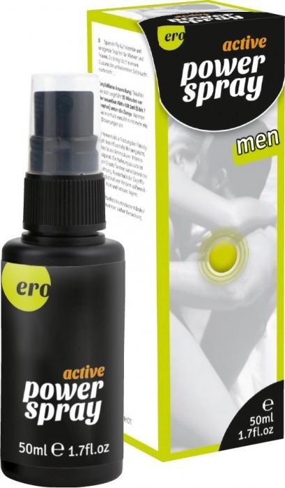 Стимулирующий спрей для мужчин Active Power Spray - 50 мл. - Ero - купить с доставкой во Владивостоке