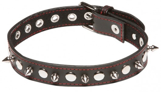 Ошейник с шипами X-Play Spiked Collar - Allure Lingerie - купить с доставкой во Владивостоке
