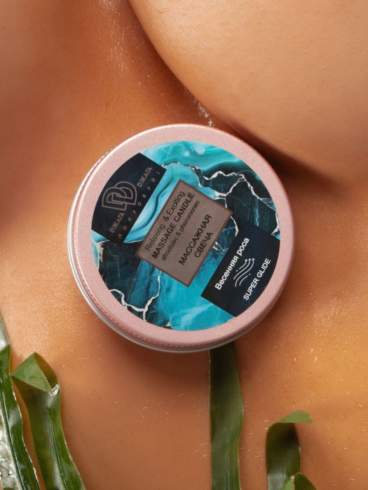 Массажная свеча  Весенняя роса - БиоМед - купить с доставкой во Владивостоке