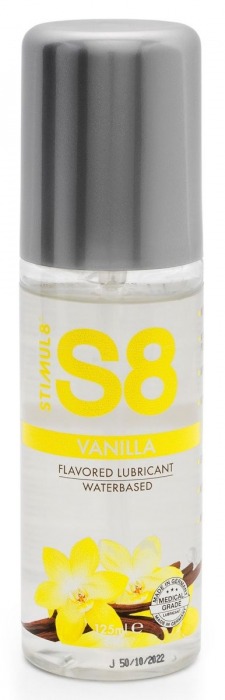 Лубрикант на водной основе Stimul8 Flavored Lube с ванильным ароматом - 125 мл. - Stimul8 - купить с доставкой во Владивостоке