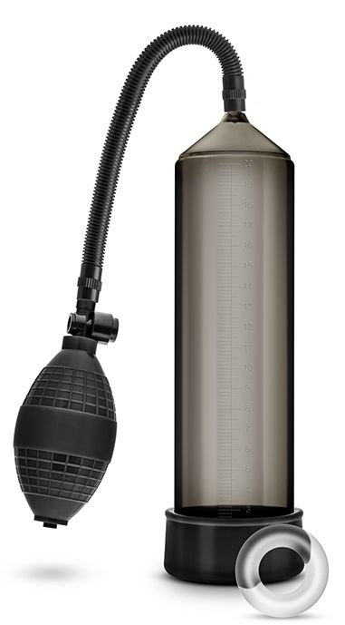 Черная вакуумная помпа VX101 Male Enhancement Pump - Blush Novelties - во Владивостоке купить с доставкой