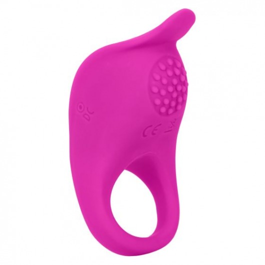 Ярко-розовое эрекционное виброкольцо Silicone Rechargeable Teasing Enhancer - California Exotic Novelties - во Владивостоке купить с доставкой