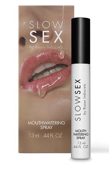 Спрей для усиления слюноотделения Slow Sex Mouthwatering Spray - 13 мл. - Bijoux Indiscrets - купить с доставкой во Владивостоке