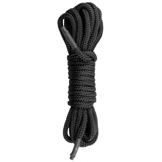 Черная веревка для бондажа Easytoys Bondage Rope - 5 м. - Easy toys - купить с доставкой во Владивостоке