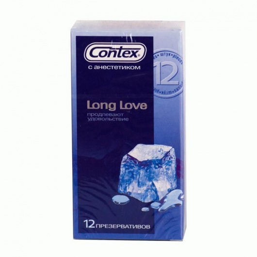 Презервативы с продлевающей смазкой Contex Long Love - 12 шт. - Contex - купить с доставкой во Владивостоке