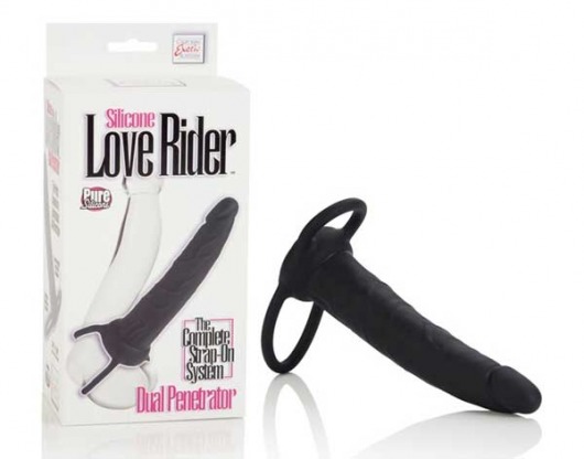 Насадка на пенис Silicone Love Rider Dual Penetrator для двойного проникновения - 14 см. - California Exotic Novelties - во Владивостоке купить с доставкой
