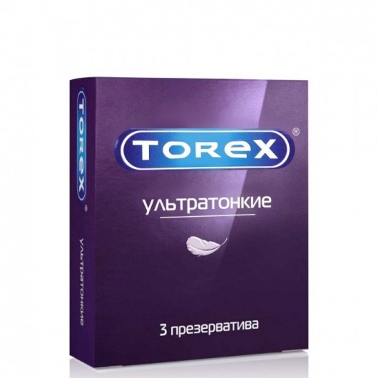 Презервативы Torex  Ультратонкие  - 3 шт. - Torex - купить с доставкой во Владивостоке