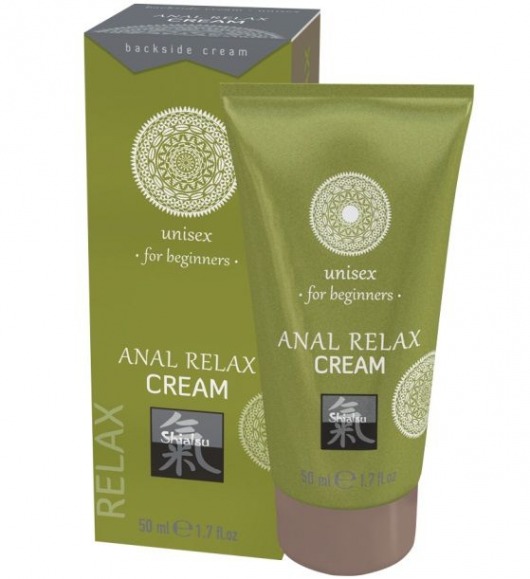 Анальный крем Anal Relax Cream - 50 мл. - Shiatsu - купить с доставкой во Владивостоке